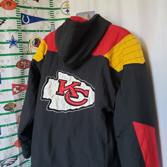 Kansas City Chiefs Starter Jacket NFL Pro Line L - Picture 7 of 9